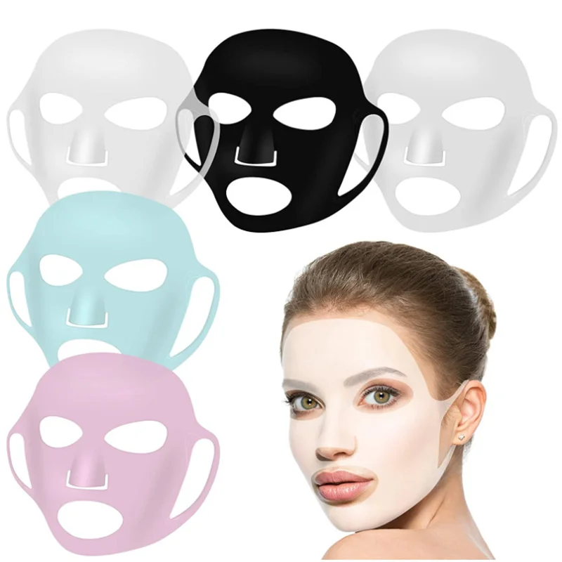 1pcs Reusable Silicone Face Masks Travel Holder Sheet Masks