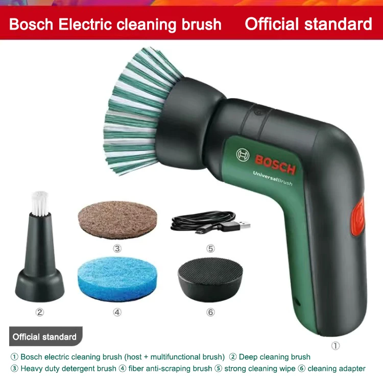 Black + Decker Electric Cleaning Brush Long Handle Lithium Battery  Household Wireless Handheld Kitchen Brush Bowl Brush - AliExpress