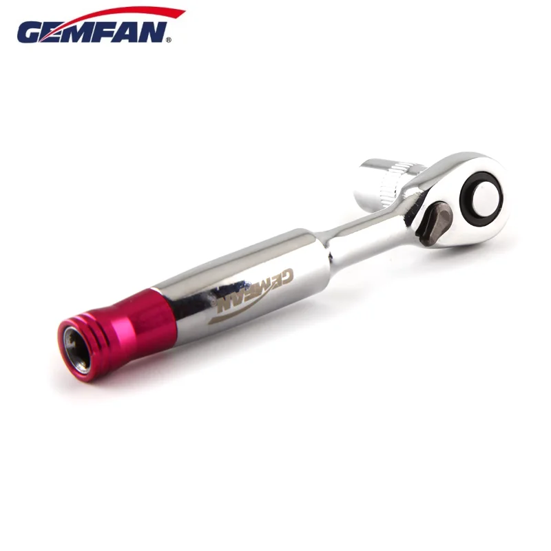 Gemfan 1/4 8mm 래칫 스크루 드라이버 소켓 렌치 모터 도구 FPV 브러시리스 모터 프로펠러 FPV 레이싱 드론