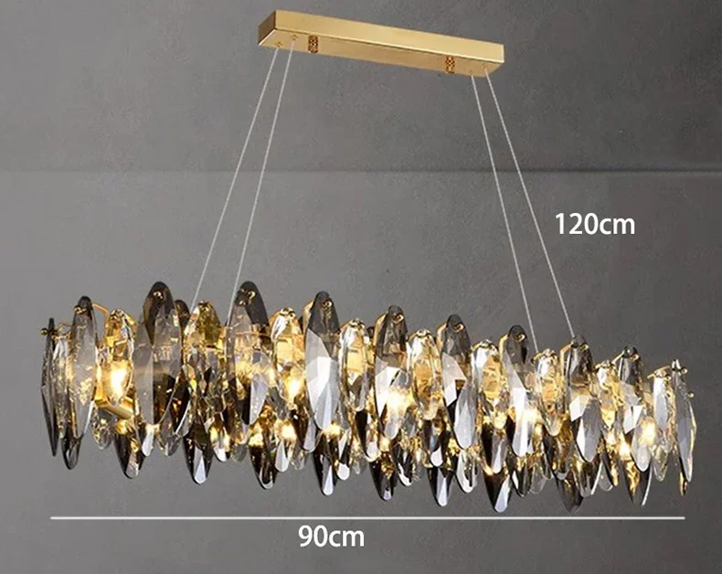Description Picture 6 of itemhome decorationPendant lights, luxury crystal living room chandelier, dining room Pendant lamp, ceiling light, indoor lighting