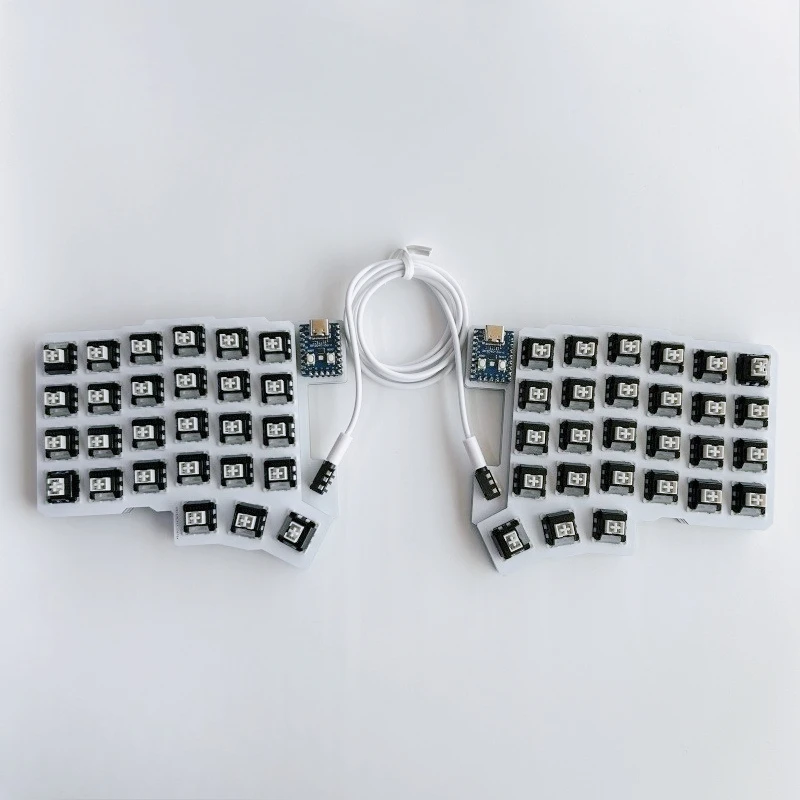 Silakka54 スプリットキーボードキット有線バイアル/QMK ホット