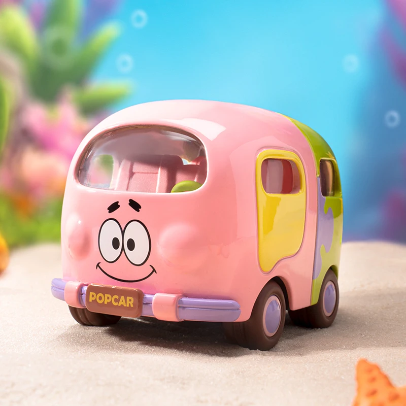 팝 마트 스폰지밥 관광 자동차 시리즈 차량 미스터리 박스 1PC/9PCS 블라인드 박스 POPMART 자동차 장난감