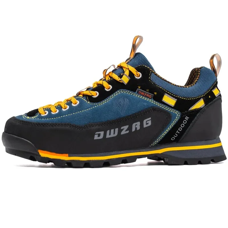 

Men's Fashion Waterproof and Anti Collision Fashion Outdoor Leisure Lacing Mountaineering Shoes and Sports Shoes