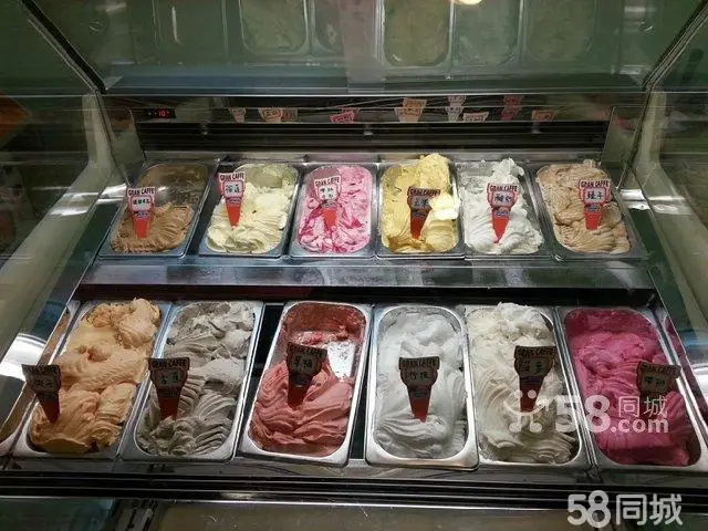 Stainless Steel Restaurant Commercial Gelato Ice Cream Display Refrigerator Freezer Large Capacity Cold Freezer - Image 4