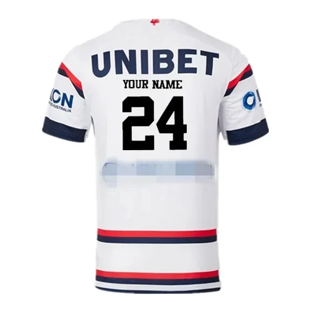 thumbnail image 1 of Polo de entrenamiento de rugby Sydney Roosters 2024, pantalones cortos, talla para hombre: S-5XL (nombre y número impresos), 1 of 5