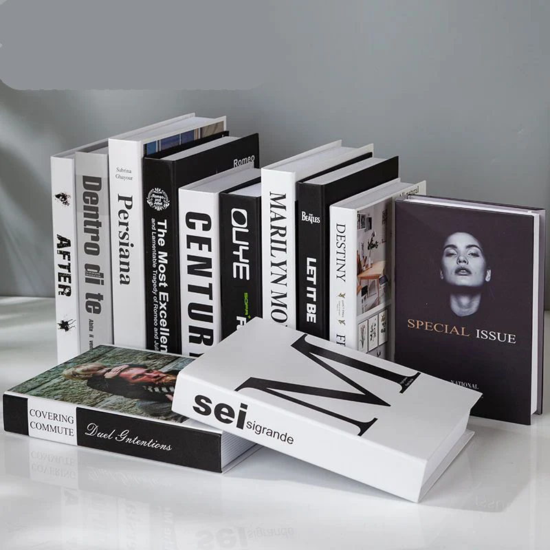 

Modern Nordic Simple Simulation Book Decoration Ornaments Desktop Book Models Decoration Creative Home Book Box Decoration LF604