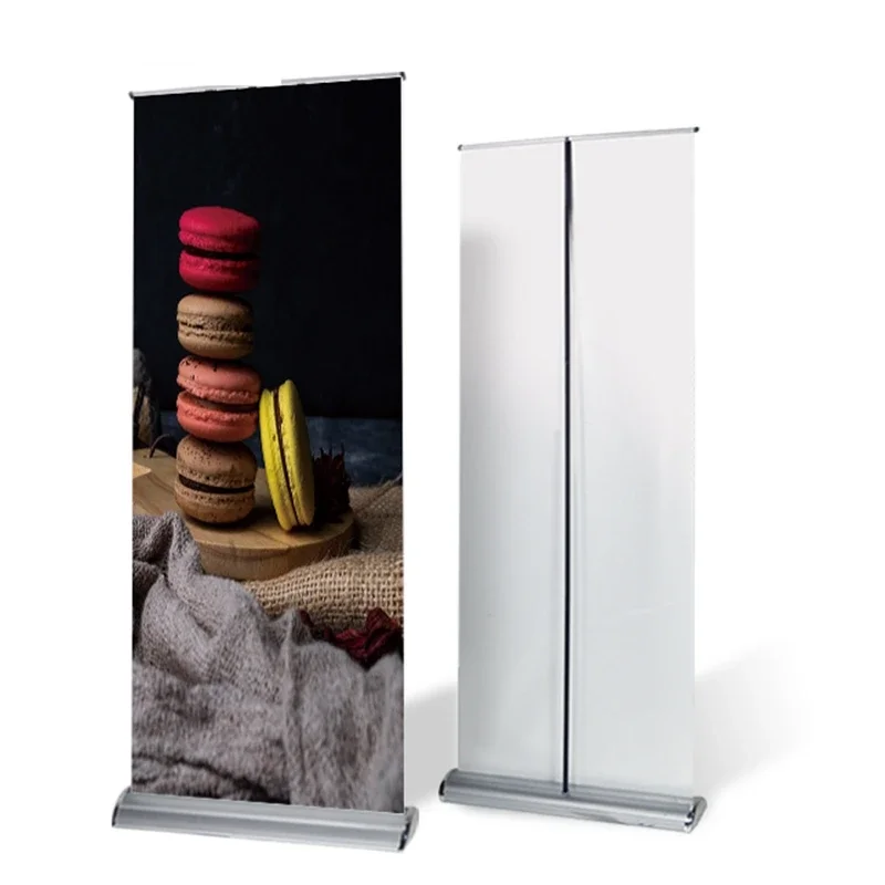 

Wholesale Factory Supply 85*200cm Deluxe Retractable Banner Roll Up Banner Stand For Promotion Advertising
