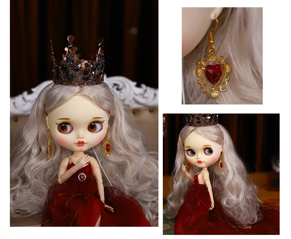 Neo Blythe Doll with Pink Hair, White Skin, Matte Smiling Face & Custom Jointed Body 4