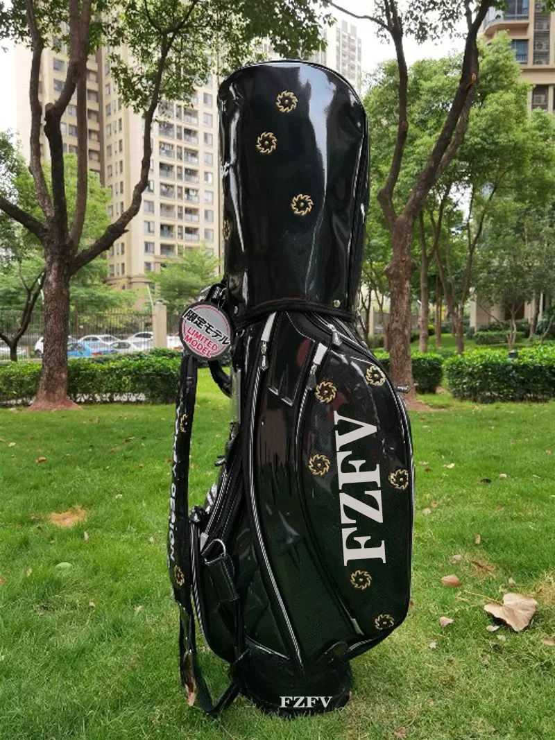 

2024 Korea Golf Bag Men's Flower High End Embossed Ball Bag Standard Bag Golf Club Bag New Style