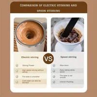 1pc Self Stirring Mug Electric Magnetic Mixing Cup Rechargeable Auto Rotating Stirring Mug Coffee Milk Cup Home Office Travel 5
