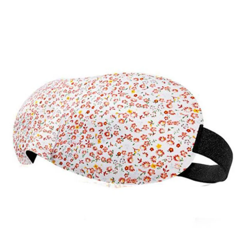 Hot shade 3D stereo sleep goggles comfortable breathable men and women sleep eye care cartoon small floral goggles