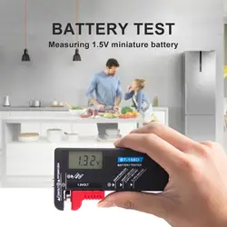 Testeur de batterie universel avec écran LCD, BT 168D, pour piles bouton AA AAA C D 9V 1.5V 