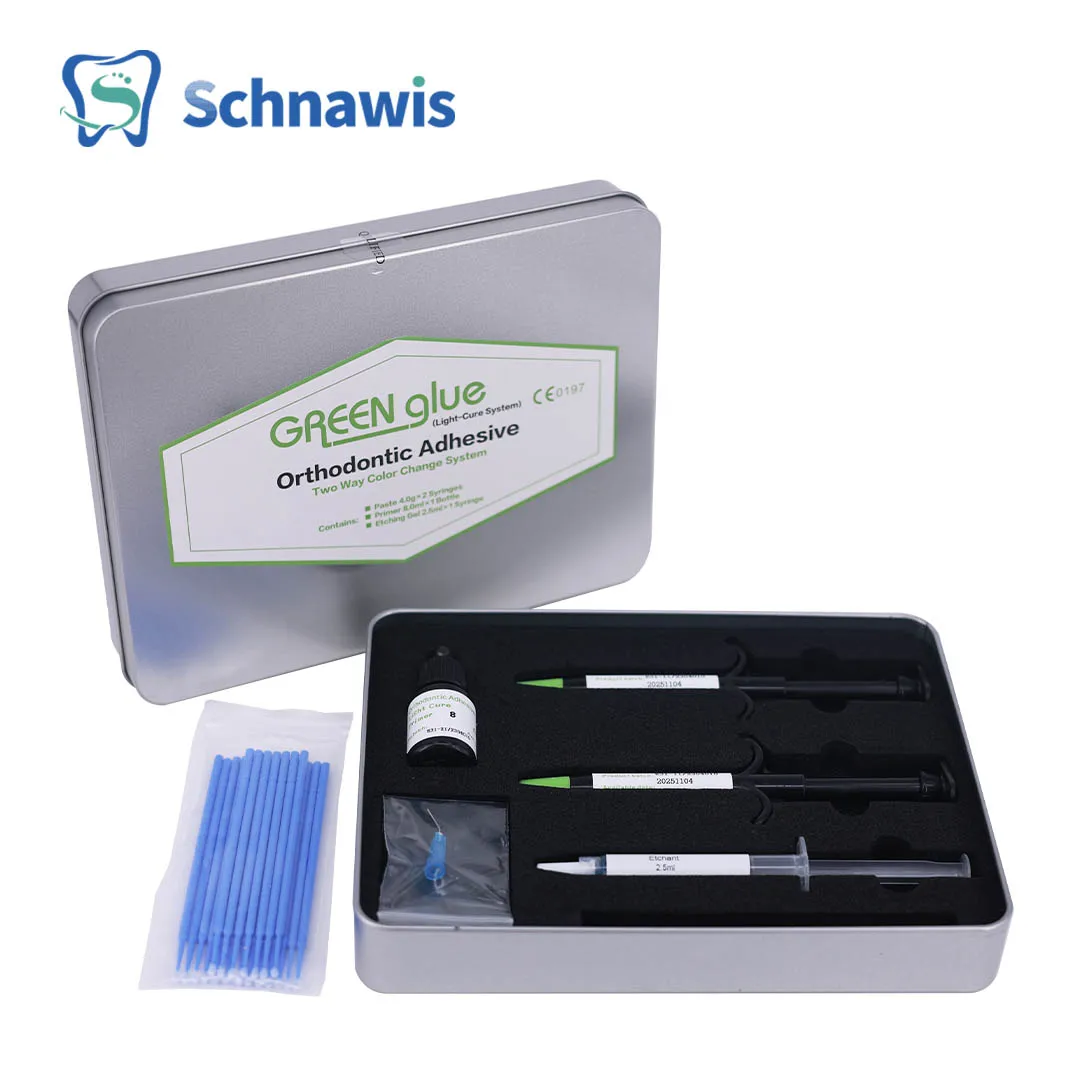 Dental Orthodontic Adhesive Light Cure Green Glue Full Kit Bonding System  Bond Paste Etchant Acid Gel Curing Adhesive Paste - AliExpress