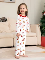 Matching Xmas Family Loungewear - "Merry Christmas" Slogan with Polar Bear Motifs, Warm & Snug 4