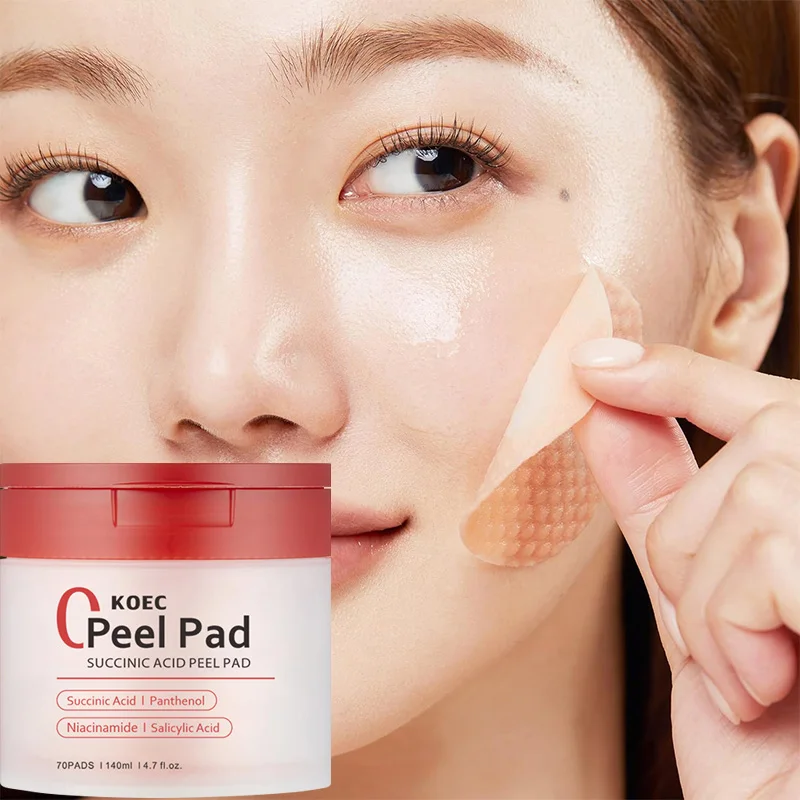 Amber Acne-removing Toner Cleansing Cotton Pads Acidic Panthenol Moisturizing Water Improves Acne Lightens Spots Facial Essence 3