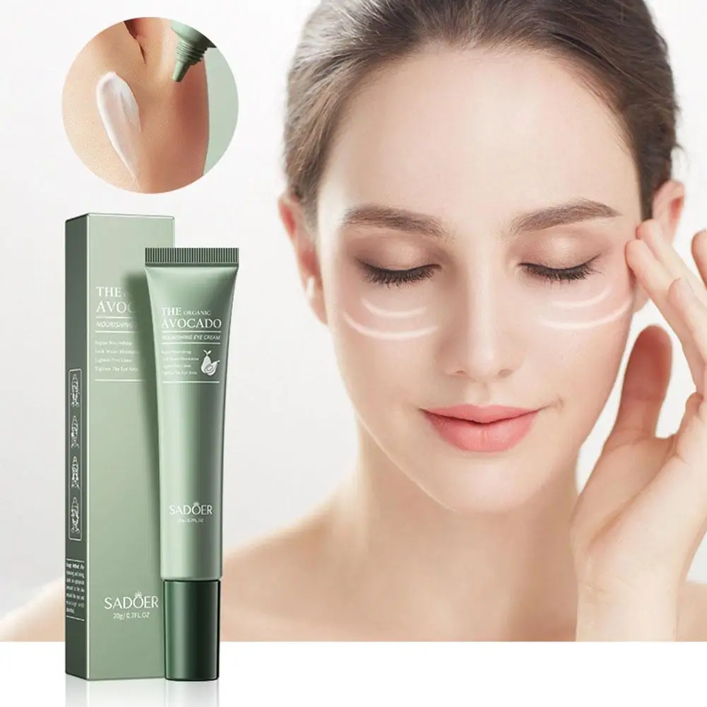 

20g Avocado Moisturizing Eye Cream For Dark Circles Nourishing Firming Skin Eye Eye Cream For Bags Under Eyes Anti-wrinkle R4Y2