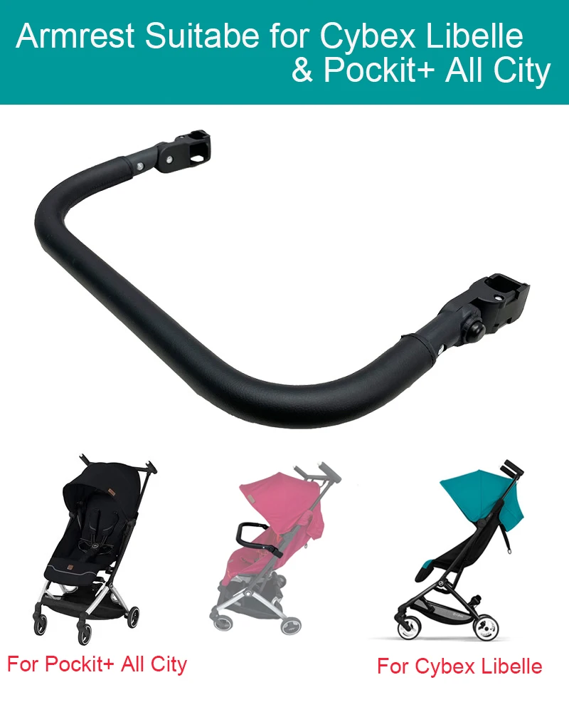 Barre De Pare-Chocs Pour Poussette Yoyo - Accoudoir Réglable Avec Coussin Pour Babyzen YoYo - Protection Bébé Confortable