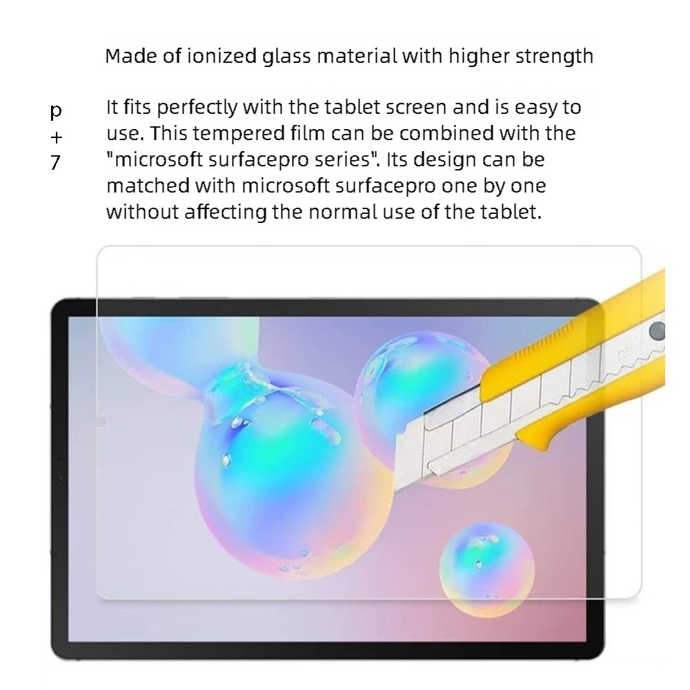 2-Pack Tempered Glass Screen Protector for 10.4-inch Tablets - HD Protective Film