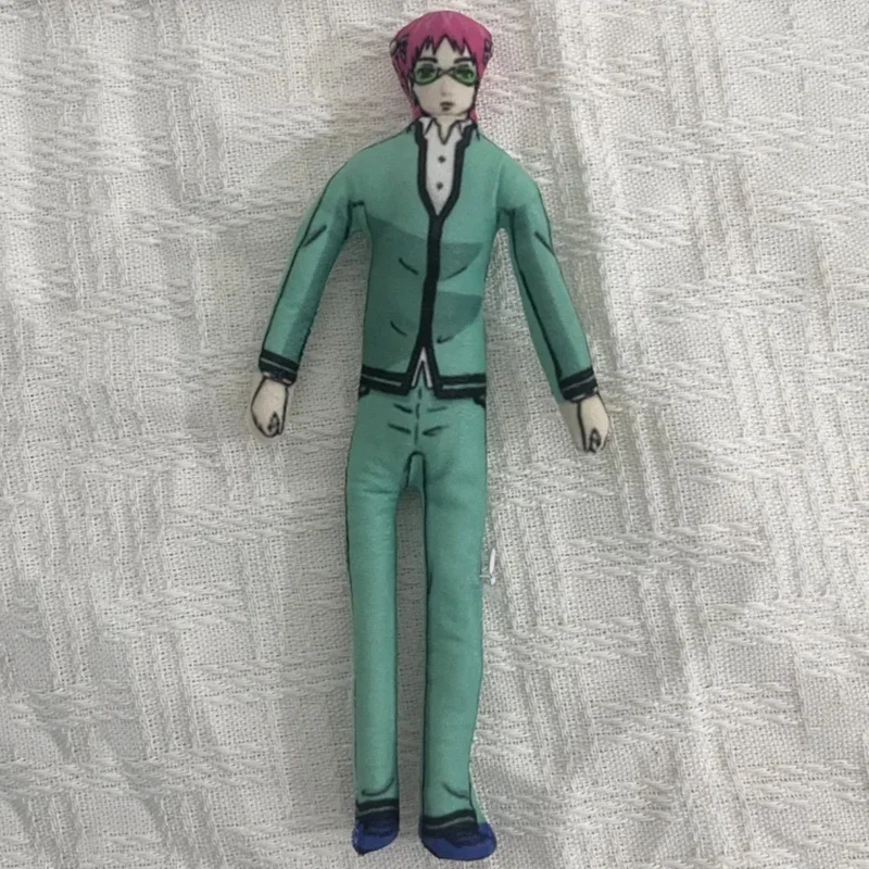 Anime The Disastrous Life of Saiki K. Saiki Kusuo Cosplay Plush Dolls Unisex Funny Body Wire Skeleton Action Stuffed Doll Gifts