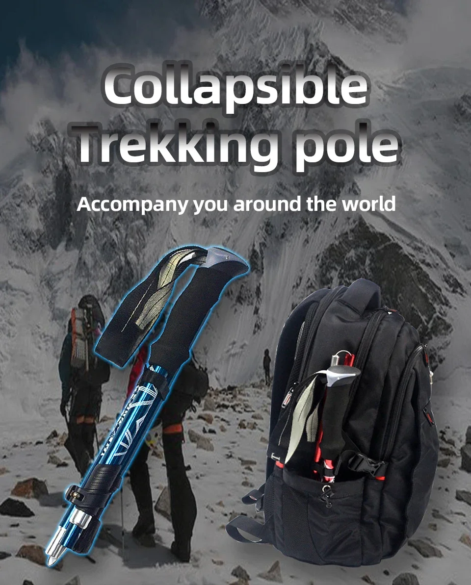 Bastone da trekking telescopico per escursionismo e nordic_voghion.com