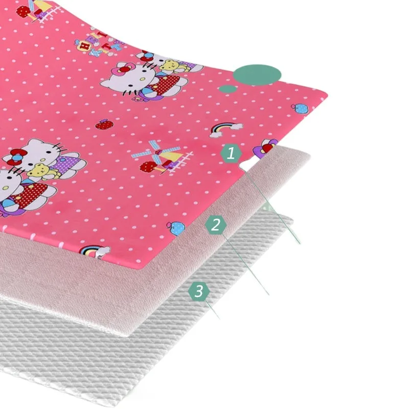 Waterproof  Mattress Cover Diaper Baby Changing Mat Washable Breathable Non-slip Pad For Infants Children Menstrual Bedwetting