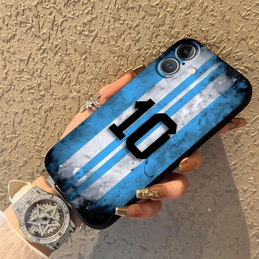 Cool Football Number Soft Back Phone Case Cover