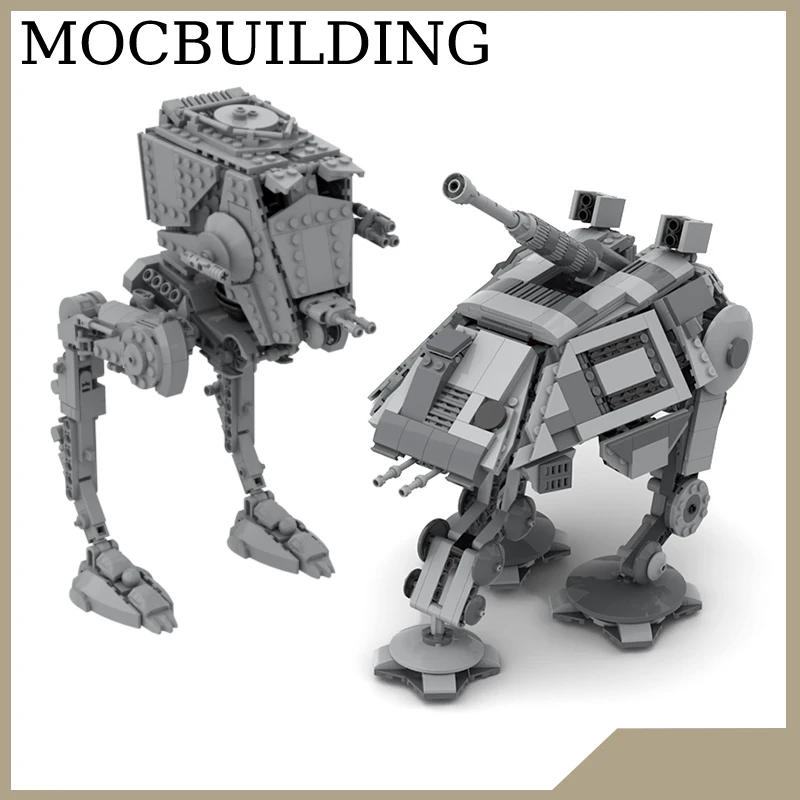 

Medium Artillery Pod Display Walker Model MOC Building Block Bricks DIY Construction Toys Birthday Gift