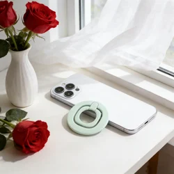 Versatile Magnetic Ring Phone Stand and Holder (Green)