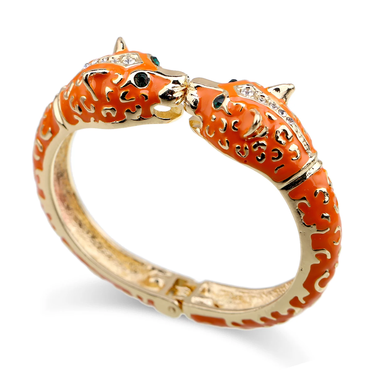 Unique Design Animal Style Statement Cuff Bracelets Bangles for Women Fashion Enamel Colorful Luxury Bracelet Bangle Jewelry 2