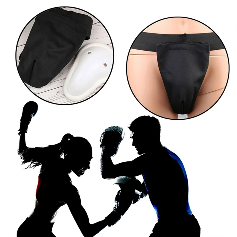 Men's Groin Protector Professional Guard Safety Cup Boxing Training
