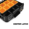 TOUGHBUILT TB-B1-O-30 11-Compartment Large Plastic Small Parts Organizer Includes 8 Deep Bins and 4 Dividers 5