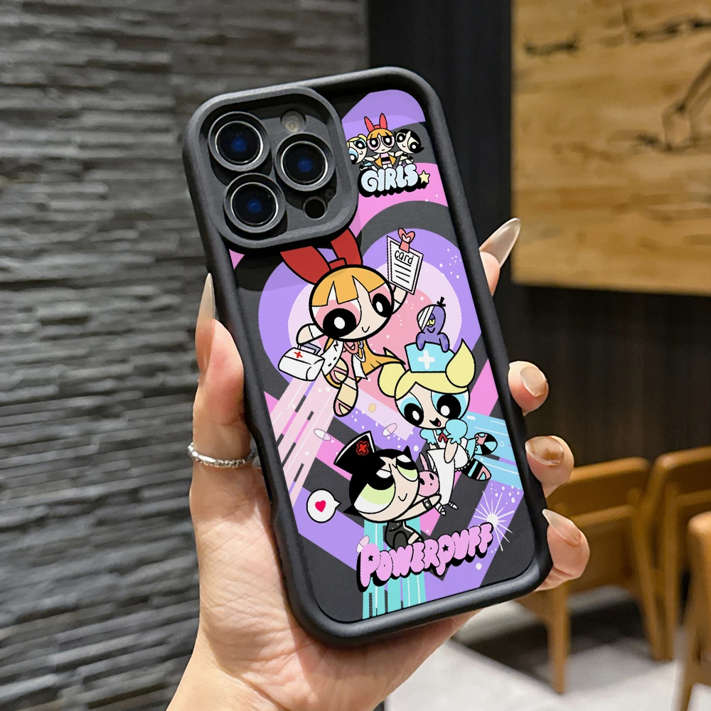 Vibrant Powerpuffs Illustrated Phone Case