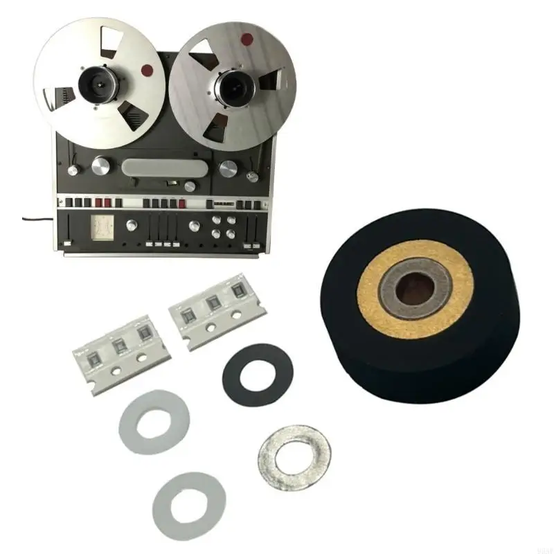 95AF Studer A67 B77용 Revox B77 A700용 1 세트 금속 바퀴 스피커 핀치 롤러