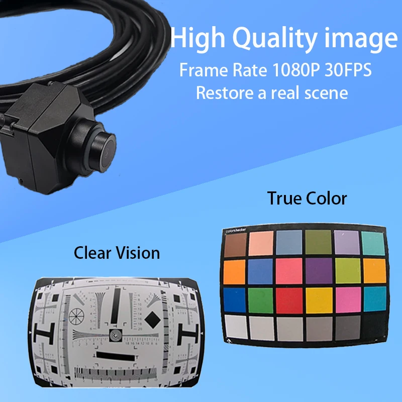 ALG 2 메가픽셀 USB 카메라, 1080P 30FPS, 알루미늄 커버, HDR, 방수, IP67, 마이크, 고정 초점, 드라이버 프리