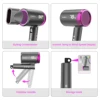 Sejoy High Speed Hair Dryer, 1800W Powerful Fast Blow Dryer, LED Display Negative Ion Hair Dryer Compact for Travel 5
