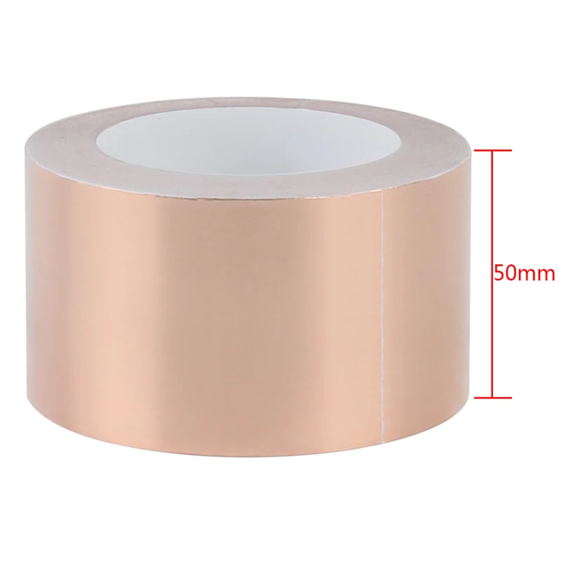 50mm 60mm Copper Foil Tape 30 M Emi Wave Shielding Tape