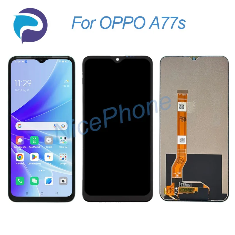 

for OPPO A77s LCD Display Touch Screen Digitizer Assembly Replacement 6.56" CPH2473 A77s Screen Display LCD