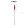 7/8/9/10PCS White Water-Based Long-Tip Marker, 45MM Multi-functional Deep Hole Marker Pens, 1.0MM Fiber Nib 2