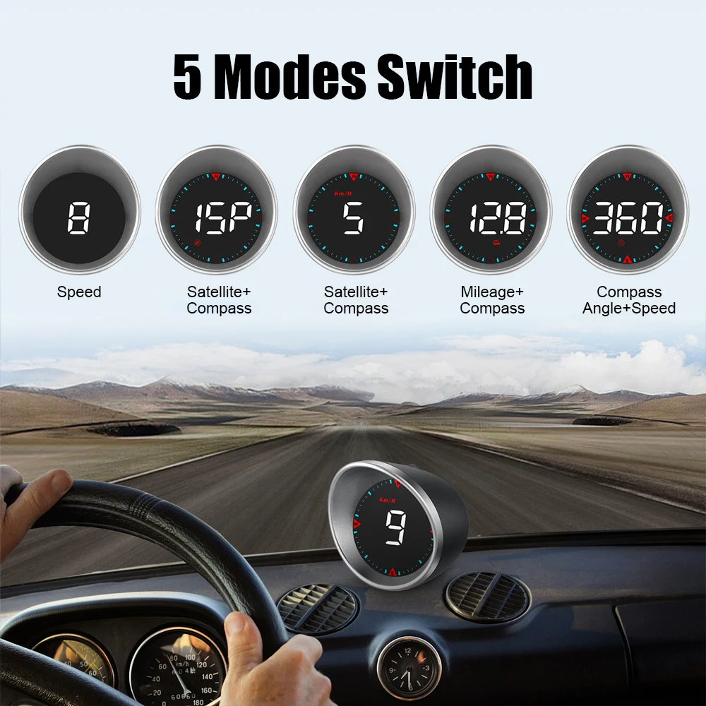  LED Ʈ USB HUD ڵ ׼, ڵ  ÷,  ˶ Ʈ, ӵ RPM MPH GPS ħ G5
