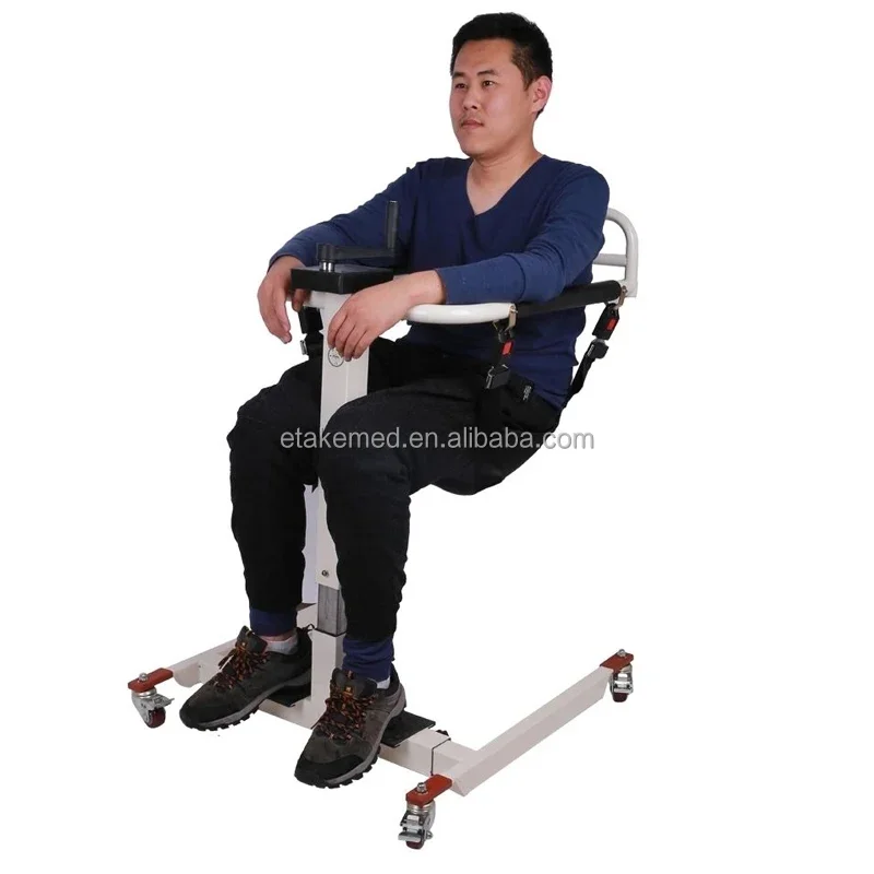 cheapest steel  disabled manual bath lifter chair with toilet seat 3