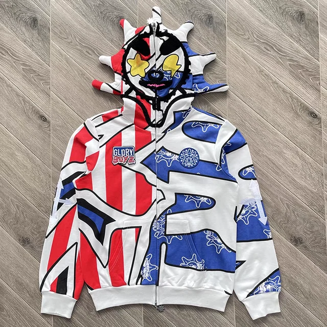 Glo Gang The Glory Full Zip Hoodie Men Women 1:1 High Quality