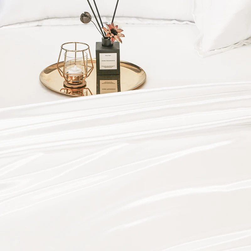 High End Satin Sheets, Soft And Comfortable Solid Color Sheets, Luxurious Single And Twin Bed Sheets 6