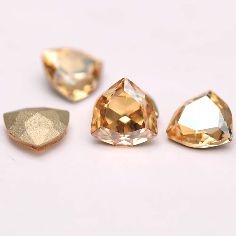 Neue 5A-Qualität Trilliant 5 Stück Lose Diamant-Strass 12mm Pointback zum Aufkleben auf Kleidung, Glas, Nägel, Strass-Dekorationsperlen – Detail 12