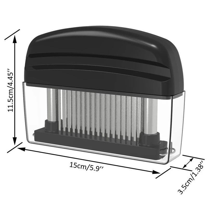 AEE4-48 Blades Needle Meat Tenderizer Stainless Steel Knife Meat Steak Mallet Tenderizer Hammer Pounder