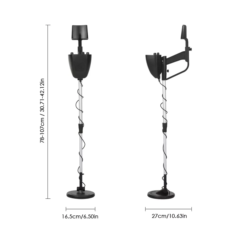 MD 4030 Professtional Underground Metal Detector Length Adjustable Gold Detector Treasure Seeker MD4030 for Treasure Search