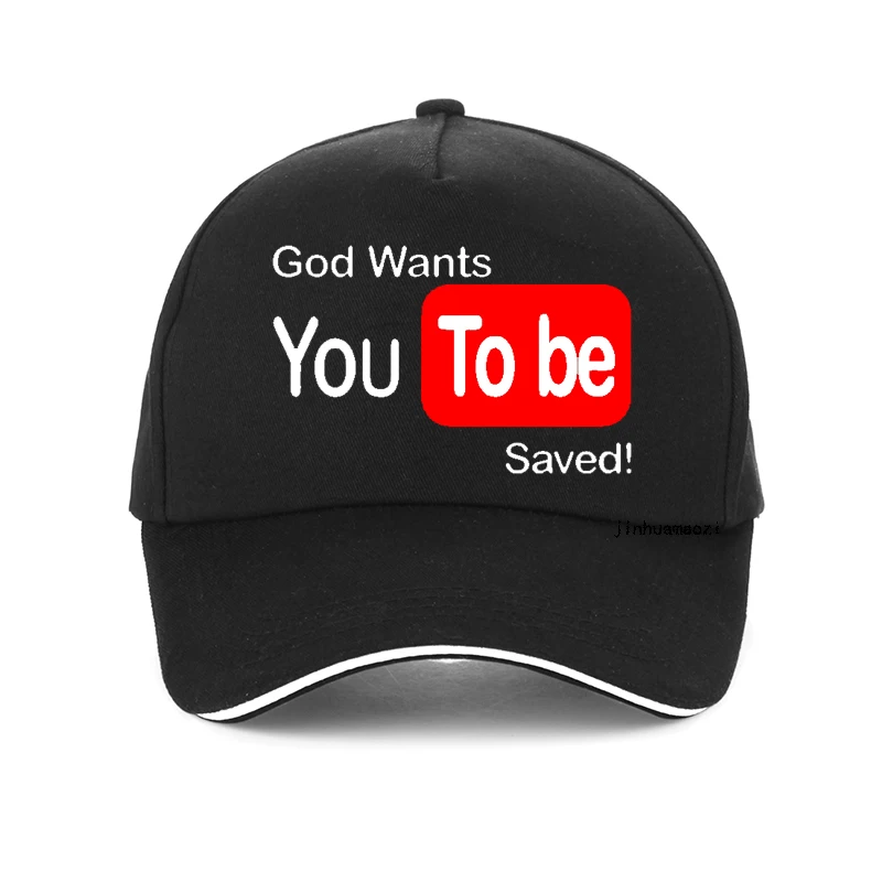 

Funny God Wants You To Be Saved Baseball cap Men Summer Style adjustable sunhat Unisex Outdoor Snapback Jesus Christian Hats