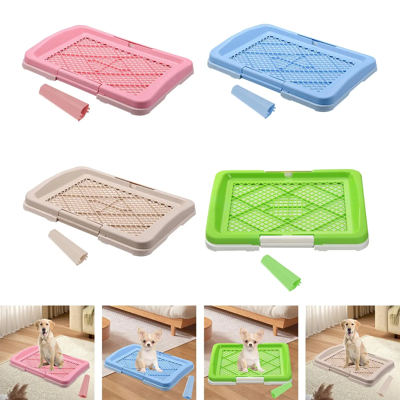 Dog Potty Tray Pet Training Toilet Tray for Other Animals Bunny Hamster