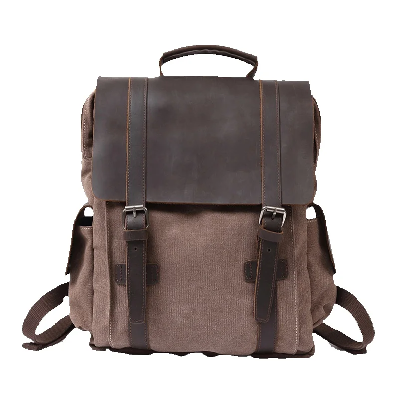 Sac à dos de voyage à double bandoulière pour homme, style décontracté, idéal pour les voyages courts, tendance, grande capacité, pour ordinateur portable, années 2025_voghion.com