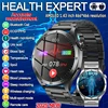 For iOS Android New Health Measurement SmartWatch Men Blood Oxygen Uric Acid ECG+PPG Body Blood Pressure HD Bluetooth Call Watch