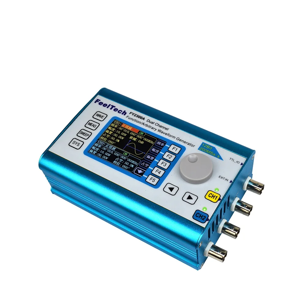 FY2300 DDS Function Signal Generator 5MHz 12MHz 20MHz  Arbitrary Waveform Dual Channel Sine Wave Frequency Spooky2 Compatible 4